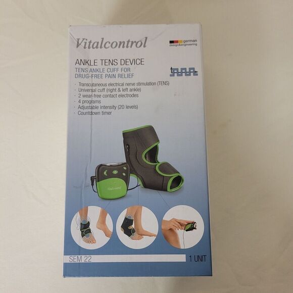VitalControl SEM22: Ankle Tens Device, Ankle Cuff Drug-Free Pain Relief - Picture 4 of 4